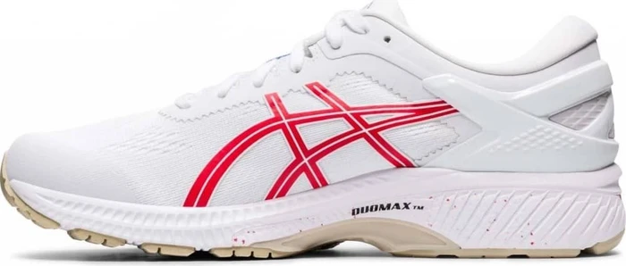 Asics Gel-Kayano 26 white/classic red (Herren)