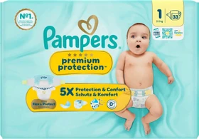 Pampers Premium Protection Gr.1 Einwegwindel, 2-5kg, 24 Stück