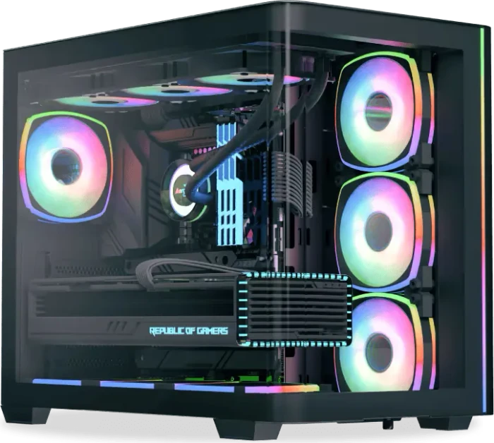 AeroCool P500C Evo Black, Glasfenster