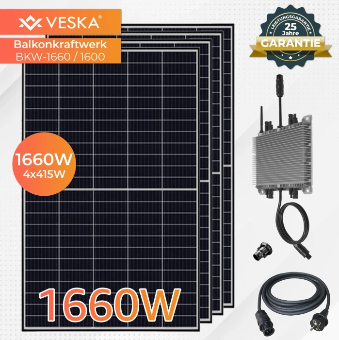 Veska BKW-1660/1600, 1.6kW, 1.66kWp