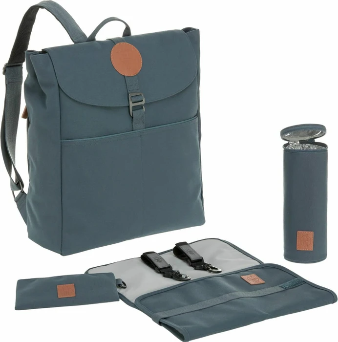 Lässig Adventure Backpack Wickelrucksack petrol
