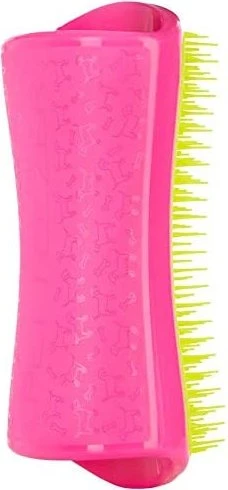 PET Teezer De-Shedding & Grooming Brush, Gelb/Pink