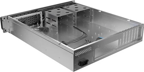 Lanberg Servergehäuse 520/12, schwarz, 2HE, ATX