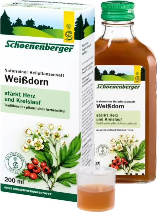 Salus Schoenenberger Weißdorn Pflanzensaft, 200ml