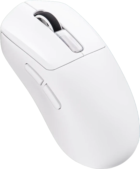 Epomaker Nex Lite Wireless Gaming Mouse mit Ladestation, weiß, USB/Bluetooth