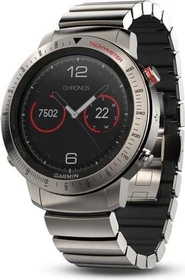 Garmin Fenix Chronos silber mit Hybrid-Titan-Armband (010-01957-01)