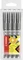 STABILO worker+ colorful Medium Tintenroller (Mine) schwarz/weiß, 4er-Pack, Etui Vorschaubild