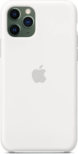 Apple Silikon Case für iPhone 11 Pro weiß