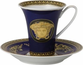 Rosenthal Versace Medusa Blue Kaffeetassen-Set 180ml, 2-tlg.