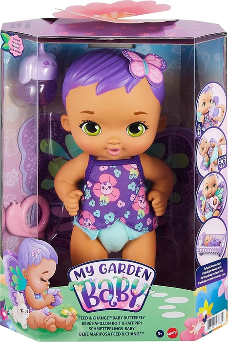Mattel My Garden Baby Schmetterlings Baby lila