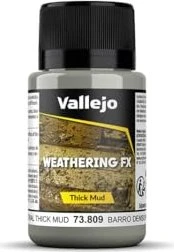 Vallejo Weathering Effects Thick Mud industrial, 40ml