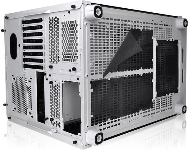 Thermaltake Core X5 Tempered Glass Snow Edition weiß, Glasfenster