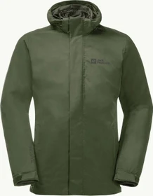 Jack Wolfskin Bergland 3in1 Funktionsjacke greenwood (Herren)