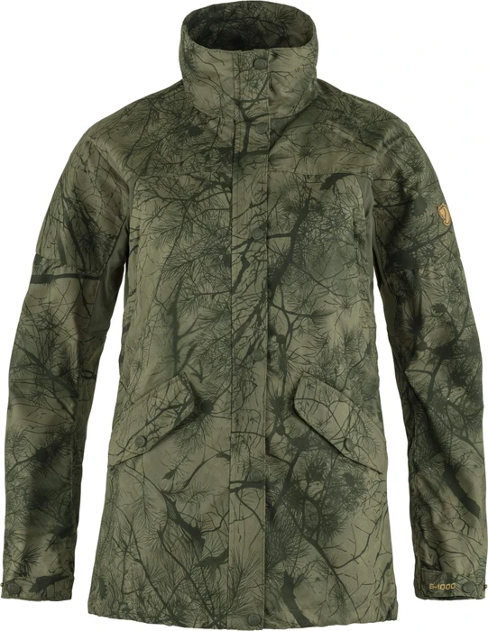 Fjällräven Forest Hybrid Funktionsjacke green laurel camo (Damen)