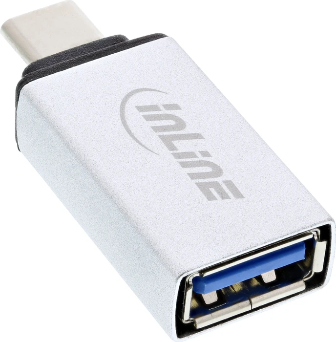 InLine USB-C 3.1 [Stecker] auf USB-A 3.1 [Buchse] Adapter silber
