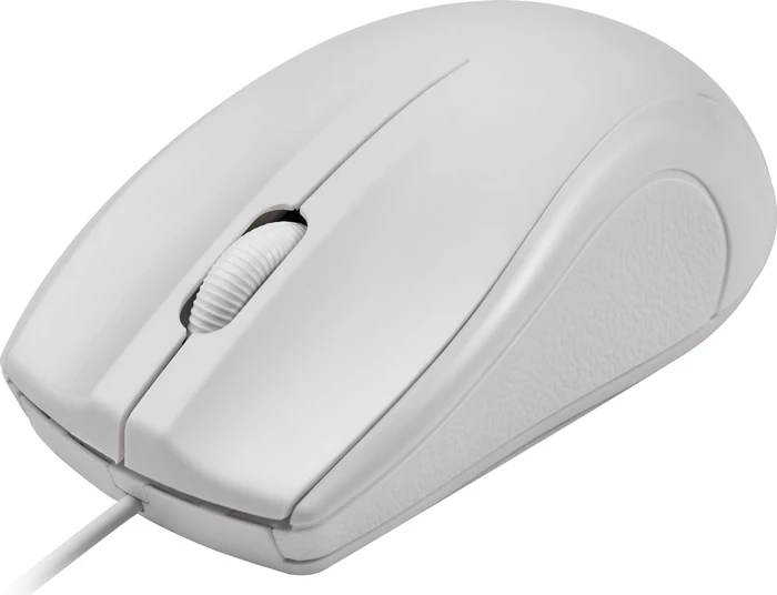 Deltaco Wired Optical Mouse weiß, USB