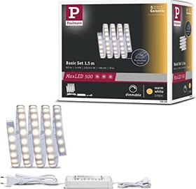 Paulmann MaxLED 500 Basisset LED-Streifen warmweiß beschichtet 1.5m