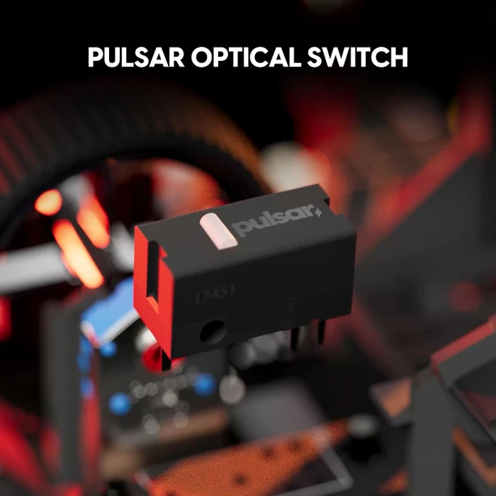 Pulsar Gaming Gears Pro Series STA-X Medium Wireless Gaming Mouse Stealth Black, USB