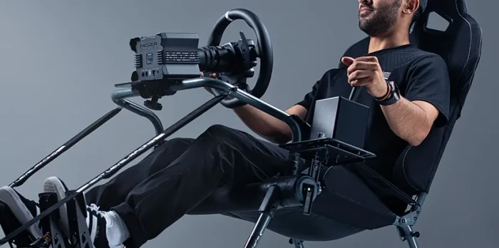 Next Level Racing GT Lite Pro Carbon Grey Edition, faltbares Simulator Cockpit