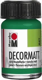 Marabu Decormatt Acryl Acrylfarbe, saftgrün, 15ml