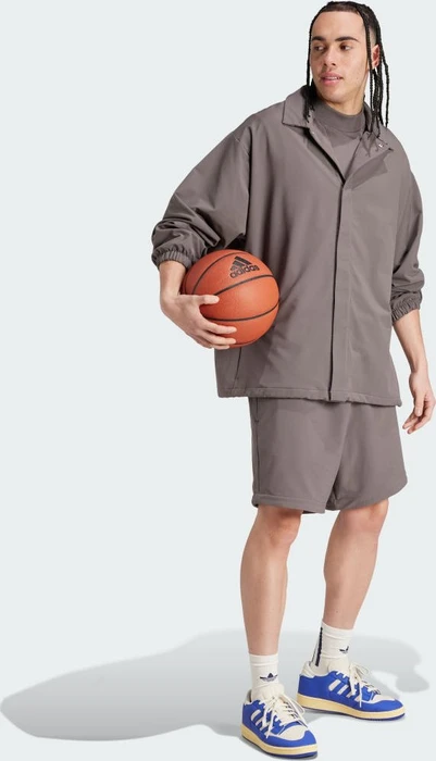 adidas Basketball Coach Jacke charcoal