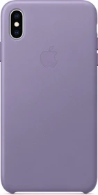 Apple Leder Case für iPhone XS Max flieder
