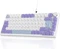 Ajazz AK820, White Purple, LEDs RGB, hot-swap, Ajazz Sea Salt, USB, DE Vorschaubild