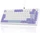 Ajazz AK820, White Purple, LEDs RGB, hot-swap, Ajazz Sea Salt, USB, DE