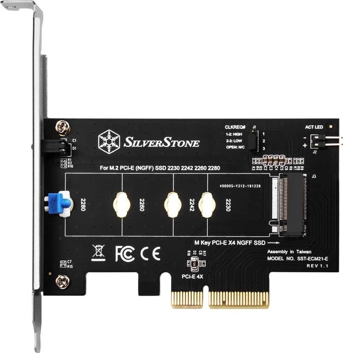 SilverStone ECM21-E M.2 PCIe 4.0 x4 Adapter