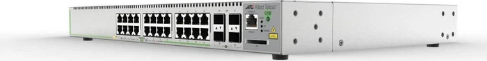 Allied Telesis CentreCOM GS970M Rackmount Gigabit Managed Switch, 24x RJ-45, 4x SFP, 370W PoE+