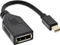 InLine Mini Displayport [Buchse] auf Displayport [Stecker] Adapter schwarz Vorschaubild