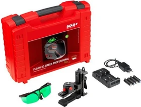 Sola Plano 3D Green Professional Akku-Kreuzlaser inkl. Koffer + Akku 3.45Ah