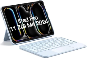 Inateck ACE Touch Ultraleicht Tastatur für iPad Pro 11" (M4), blau, DE