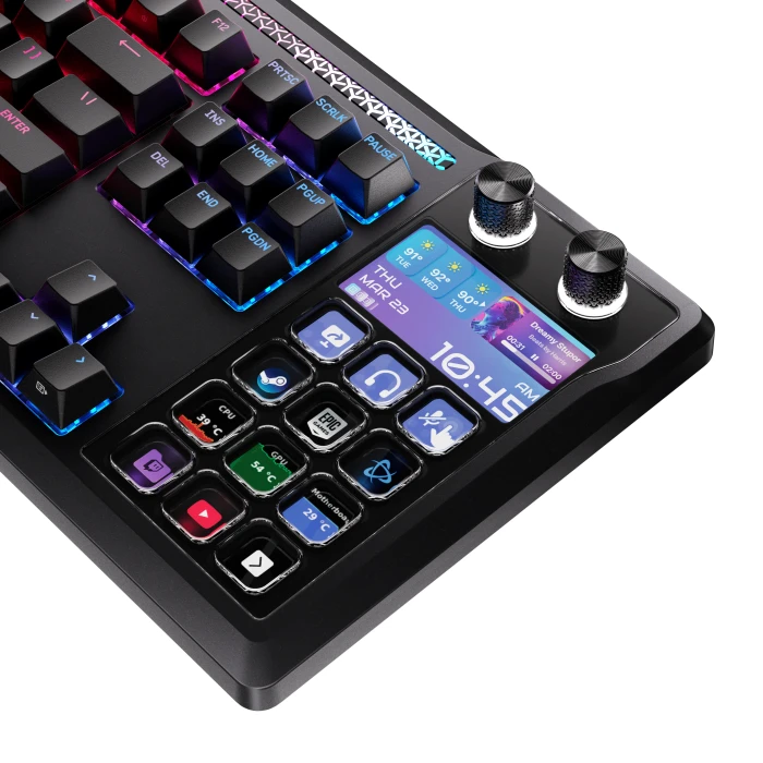 Corsair Galleon 100 SD mit integriertem Stream Deck, schwarz, LEDs RGB, MLX Pulse, USB, UK