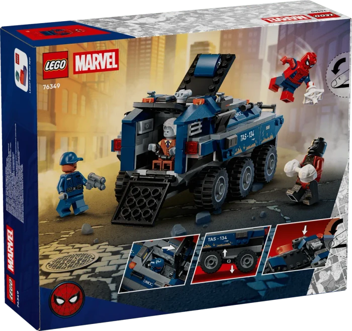 LEGO Marvel Super Heroes Spielset - Spider-Man Jagt den Gefängnistransporter