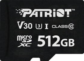 Patriot VX Series R90/W80 512GB, UHS-I U3, Class 10