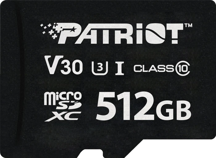 Patriot VX Series R90/W80 512GB, UHS-I U3, Class 10