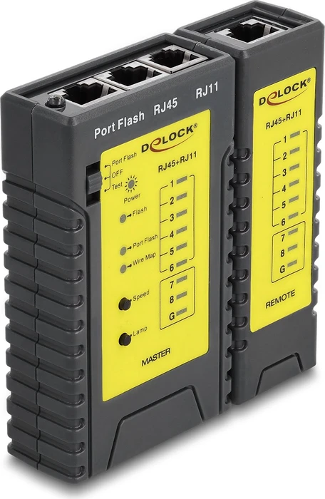 DeLOCK Kabeltester RJ45 / RJ12 + Portfinder