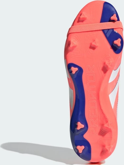 adidas Predator League Fold-Over Tongue FG/MG signal coral/cloud white/beam orange (Junior)
