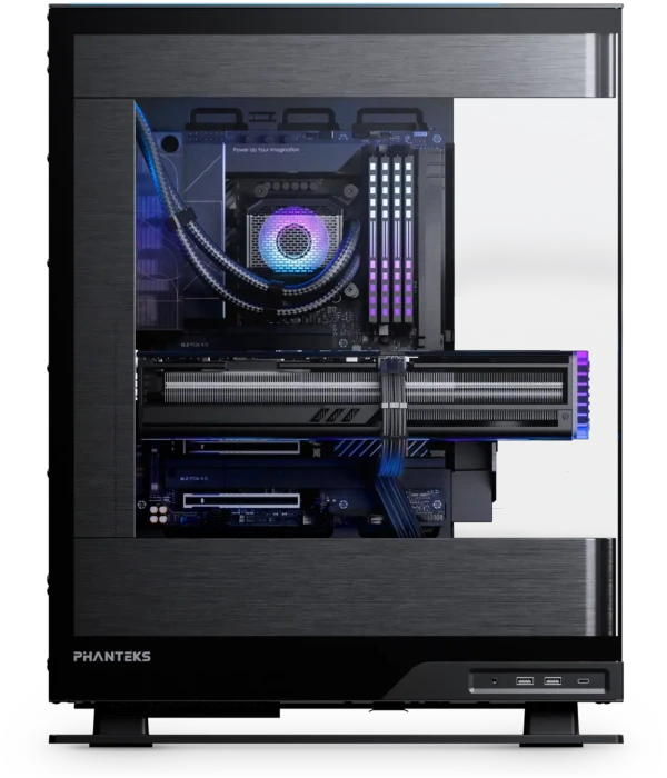 Phanteks Evolv X2, schwarz, Glasfenster