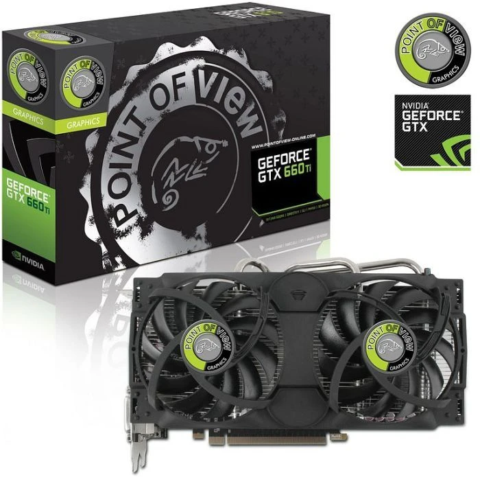 Point of View GeForce GTX 660 Ti, 3GB GDDR5, 2x DVI, HDMI, DP