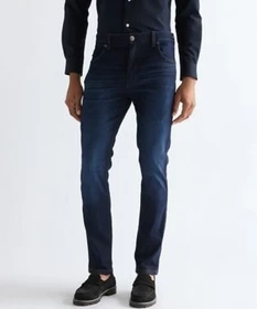 Wrangler Larston Medium Stretch Jeans deep abyss (Herren)