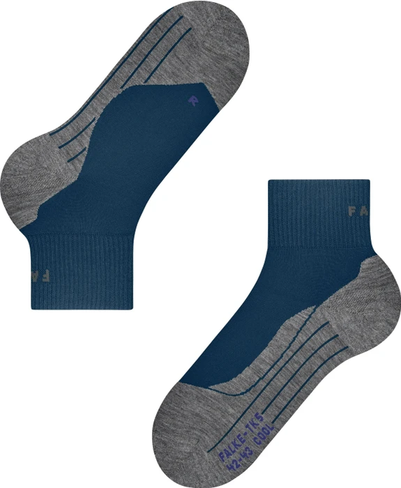 Falke TK5 Short Cool Wandersocken blue pond (Herren)