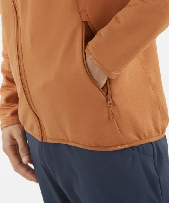 Salomon Essential Lightwarm Hooded Jacke sierra (Herren)