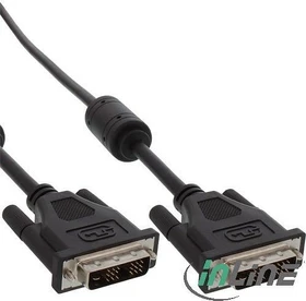 InLine DVI-D 18+1 Kabel 2 Ferrite 2m (17762)