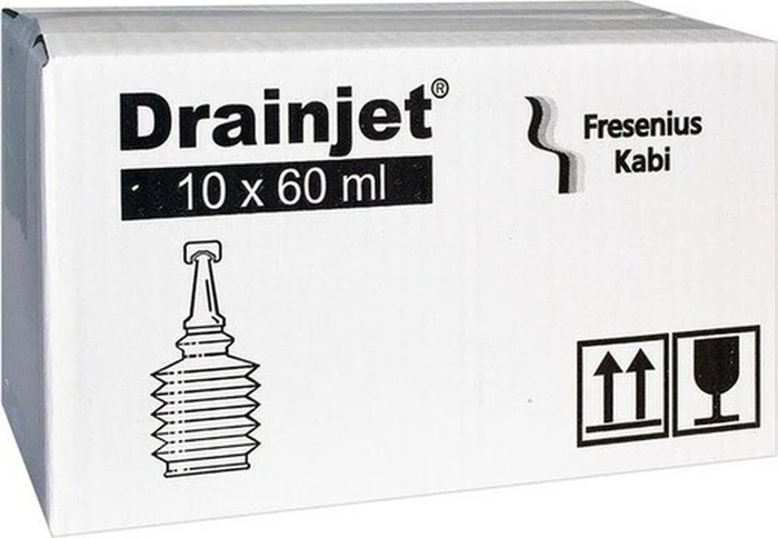 Fresenius Kabi Freka Drainjet Kochsalzlösung, 600ml (10x 60ml)