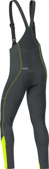 Gore Wear C3 Gore Windstopper Bibtights+ Fahrradhose lang black/neon yellow (Herren)