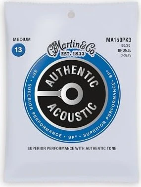Martin Authentic Acoustic Medium 3 Pack