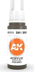 AK-Interactive 3rd Gen Acrylic Colors Acrylic Modelling Colors dark brown, 17ml
