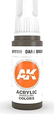 AK-Interactive 3rd Gen Acrylic Colors Acrylic Modelling Colors dark brown, 17ml